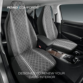 Road Comforts jacquard diamond texture close-up highlighting durable weave