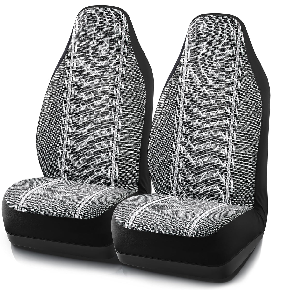Road Comforts front seat cover on bucket seat showing upgraded style and comfort