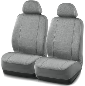 Road Comforts fabric close-up highlighting breathable flax texture and durability