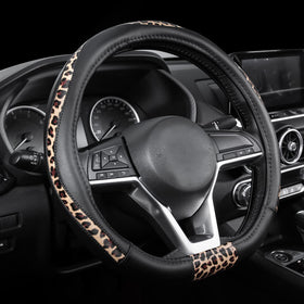 Road Comforts front view showing flat bottom and leopard accent for sporty look
