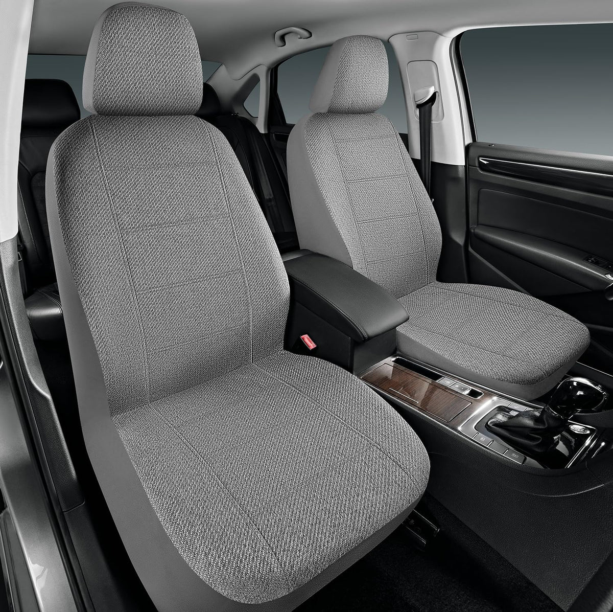 Road Comforts front seat cover full view showing fitted look and protection