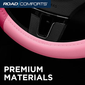 Road Comforts lifestyle shot in car interior adding stylish accent