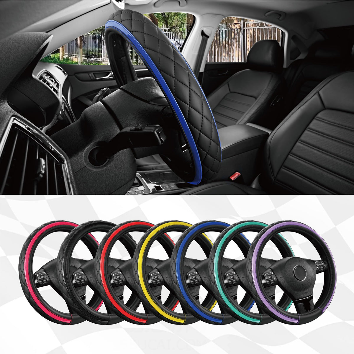 Road Comforts inner rubber ring close-up showing anti-slip secure hold