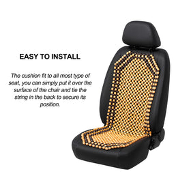 Road Comforts installed in car demonstrating cooling benefit while driving