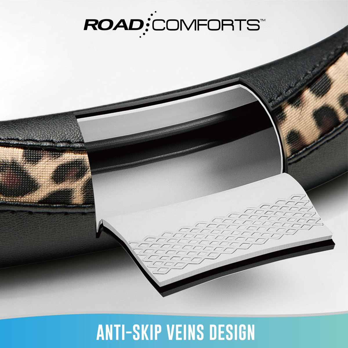 Road Comforts installed on wheel demonstrating snug fit and improved handling