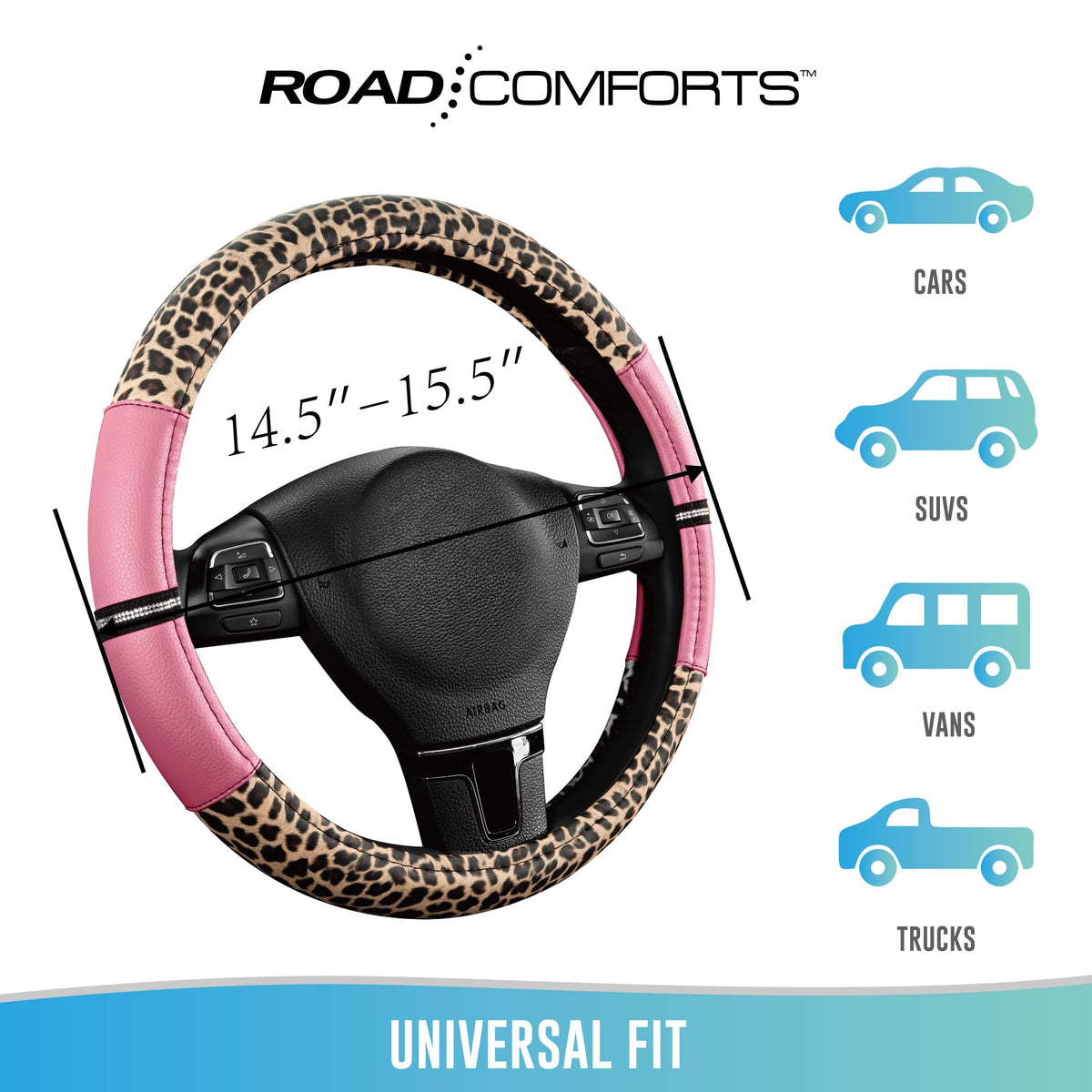 Road Comforts rhinestone detail highlighting decorative accents for stylish look