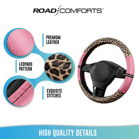 Road Comforts scale comparison with a ruler demonstrating universal 14.5–15 inch fit