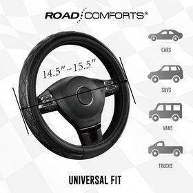 Road Comforts installed in car interior adding sporty look and protection