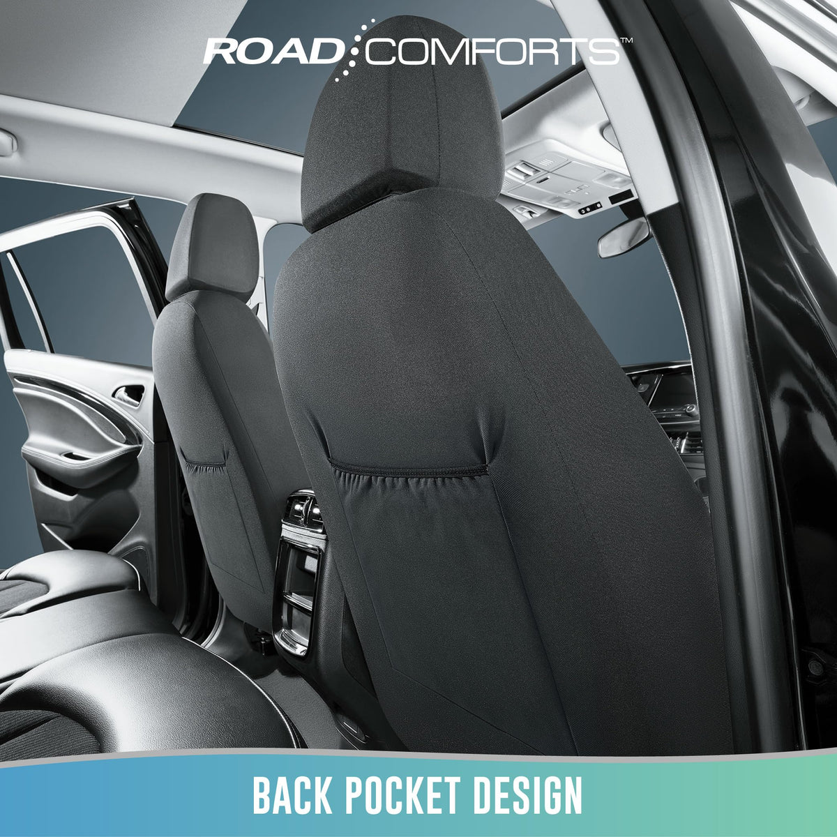Road Comforts mesh panel detail improving seat ventilation