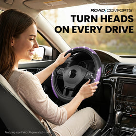 Road Comforts close-up of multi-element stitching highlighting durability and style