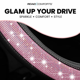 Road Comforts rubber inner ring detail, anti-slip core secures cover in place