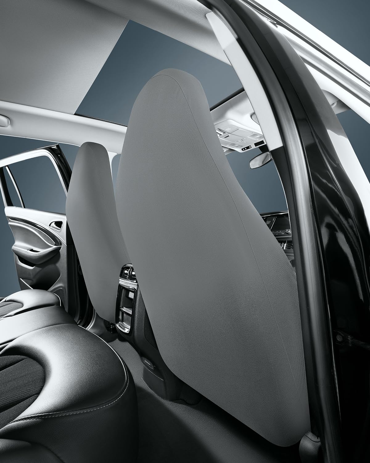 Road Comforts side airbag seam detail demonstrates airbag-compatible safety feature