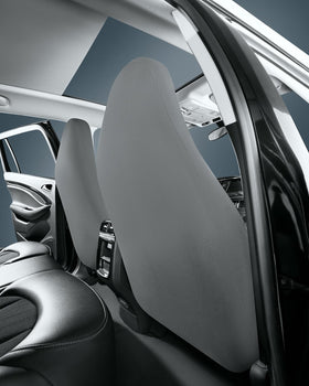 Road Comforts side airbag seam detail demonstrates airbag-compatible safety feature