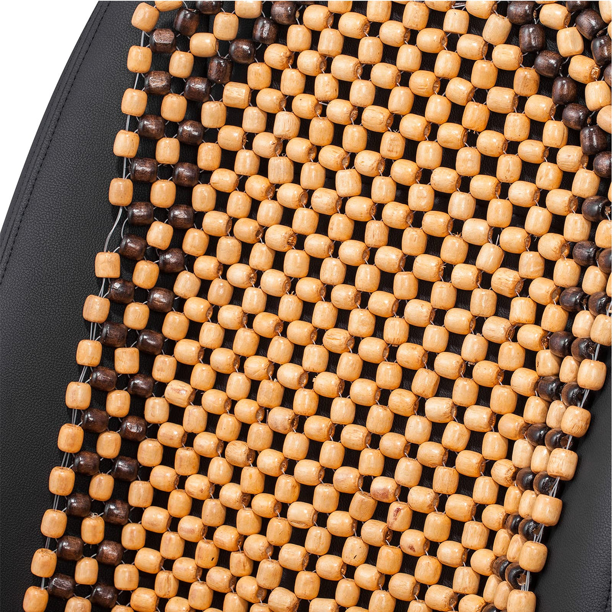 Road Comforts detail of tie string and bead alignment for secure fit