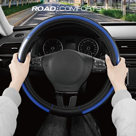 Road Comforts cover beside ruler showing fit for 14.5 to 15 inch wheels