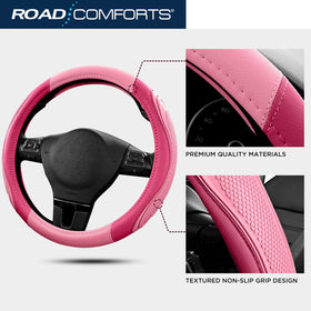 Road Comforts cover beside ruler showing 14.5–15 inch size fit