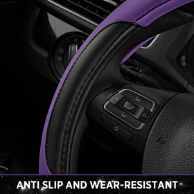 Road Comforts PVC leather texture close-up showing easy-clean durable surface