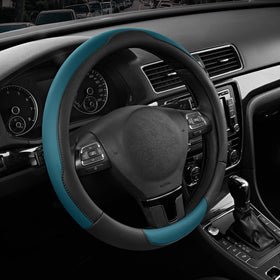 Road Comforts close-up of breathable leather texture improving ventilation and grip