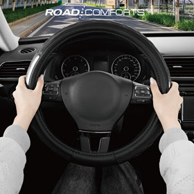 Road Comforts palm-rest texture close-up for cushioned driving comfort