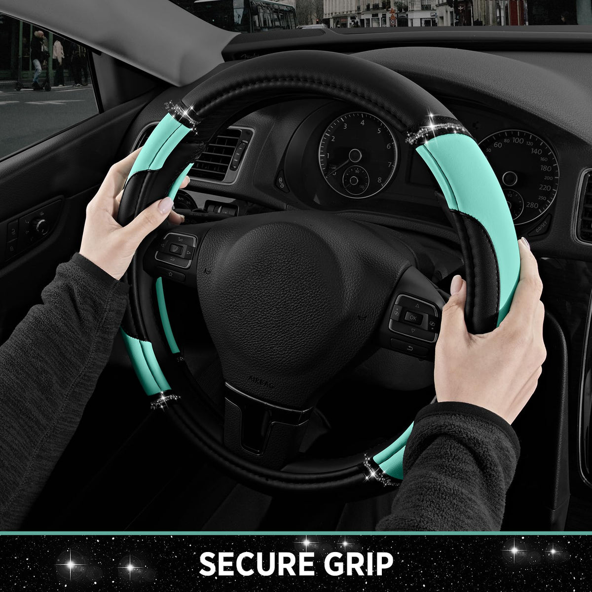 Road Comforts textured surface under hand showing enhanced tactile grip and comfort