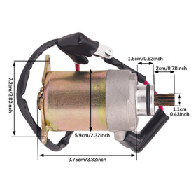Road Passion starter side mounting details for easy direct replacement