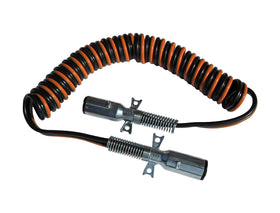 ROAD SUPERIOR TRUCK PARTS coiled liftgate cable front view showing compact storage and heavy gauge