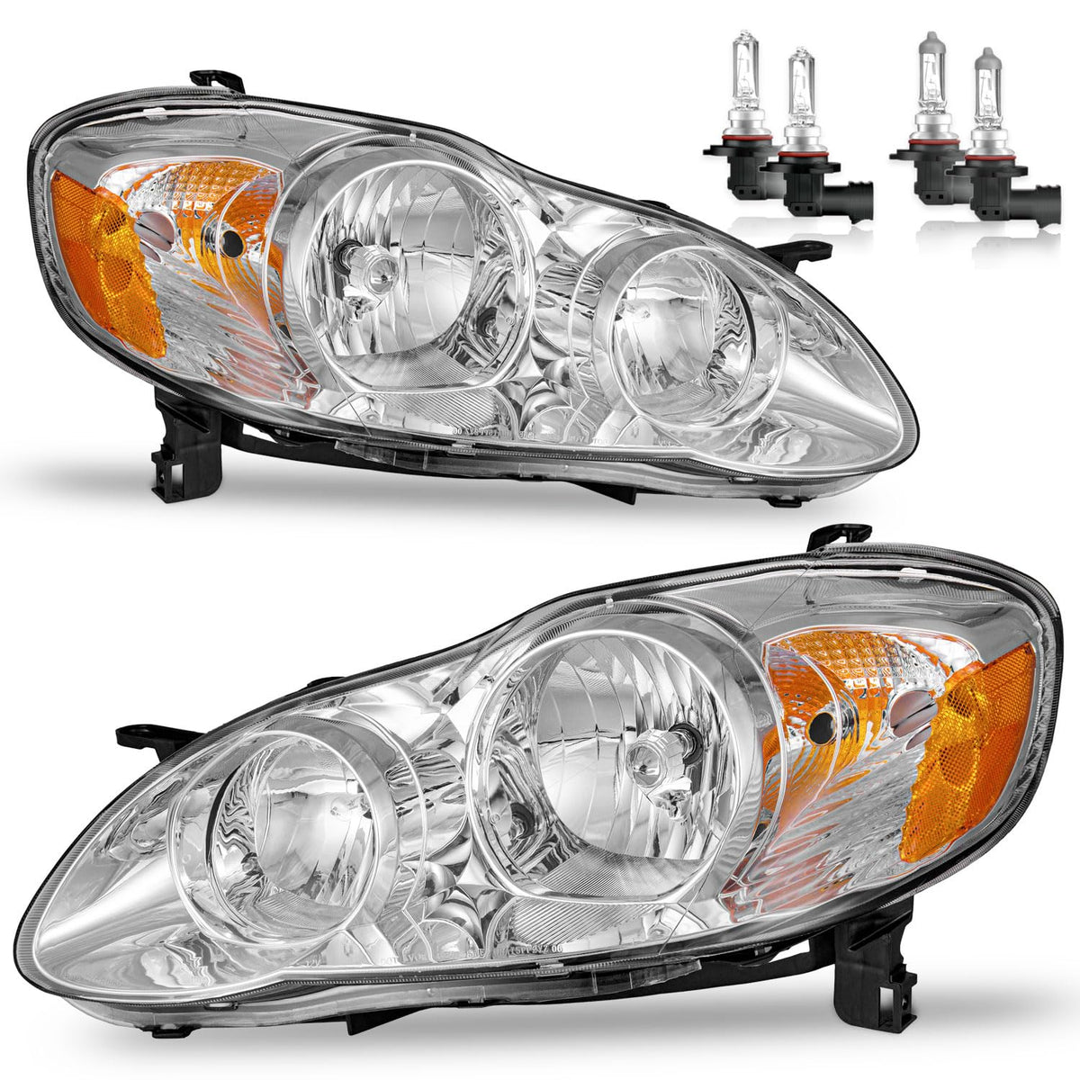 ROADEAL front assembly overview showing complete headlights and factory fit benefits