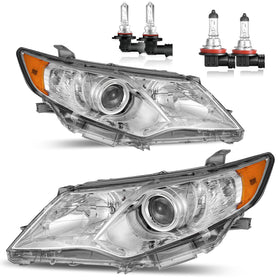 ROADEAL front view assembly showing exact Camry fit and improved visibility