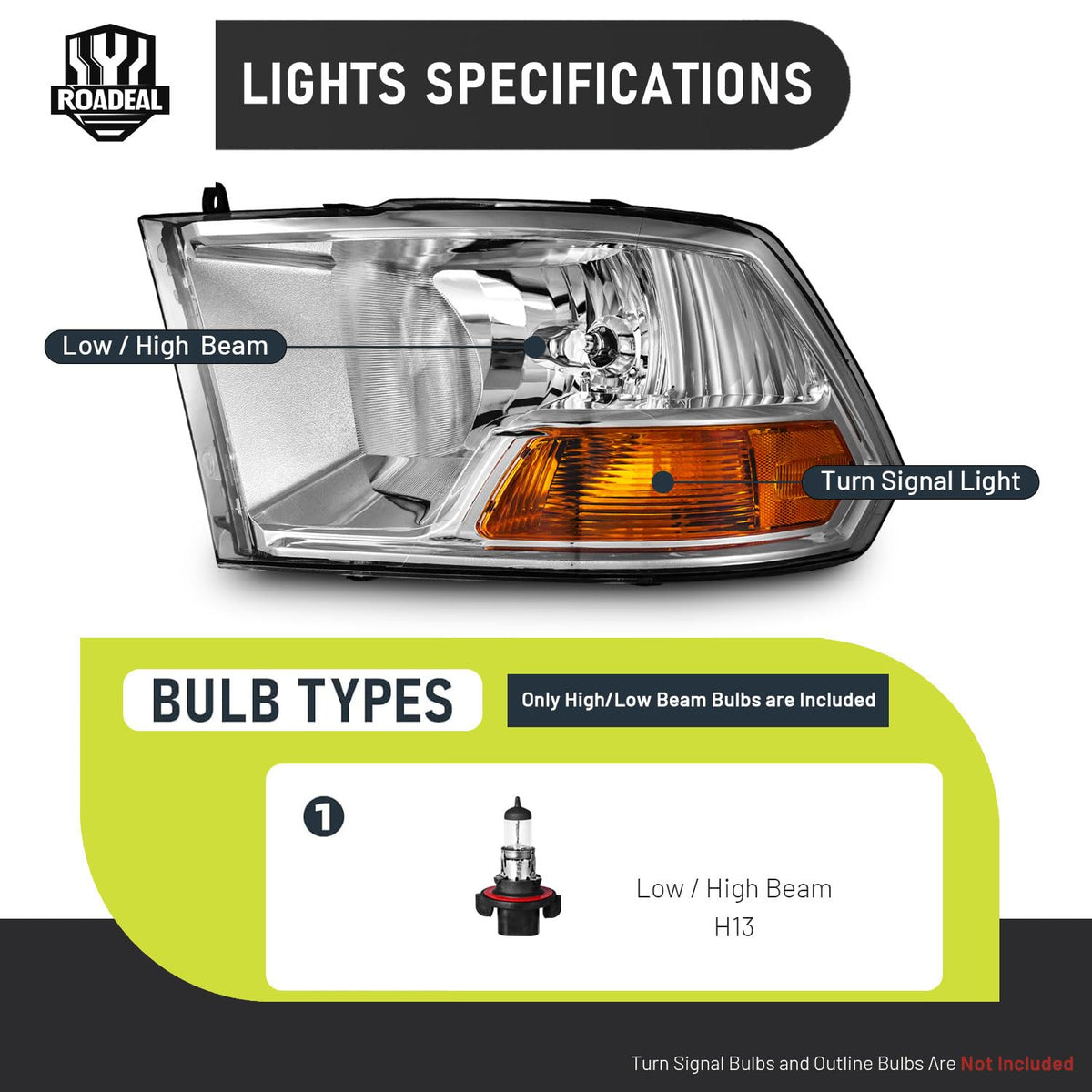 ROADEAL reflector detail illustrating heat-resistant BMC reflector benefits