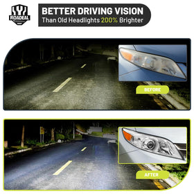 ROADEAL installed on Toyota Sienna demonstrating restored lighting