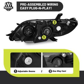 ROADEAL lens texture with UV coating for clarity and longevity