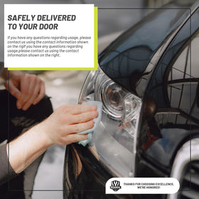 ROADEAL boxed packaging and labels showing protected delivery and authenticity