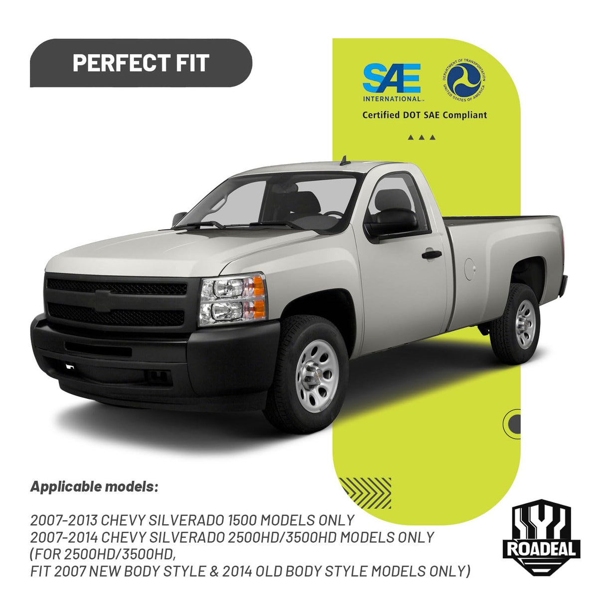 ROADEAL side profile assembly highlighting mounting points for easy install