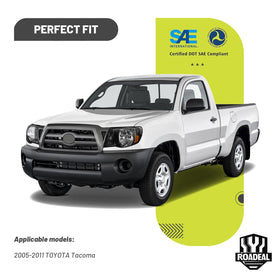 ROADEAL side profile lens highlighting clear PC lens for improved light transmission