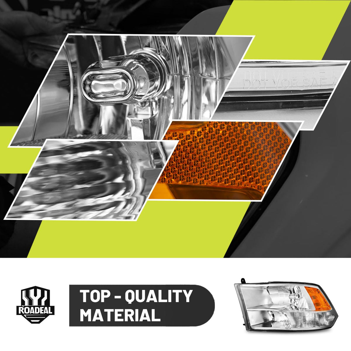 ROADEAL size scale with ruler conveying accurate dimensions for fit confirmation