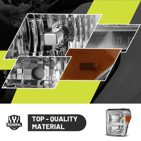 ROADEAL headlight sealed housing under water spray to show IP65 protection