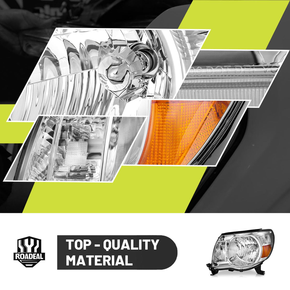 ROADEAL housing edge with weather seal demonstrating IP65 protection
