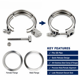 ROADFORMER clamp held in hand showing scale and quick-release convenience