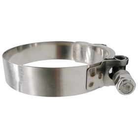 ROADFORMER clamp installed on rubber hose showing leak-resistant connection