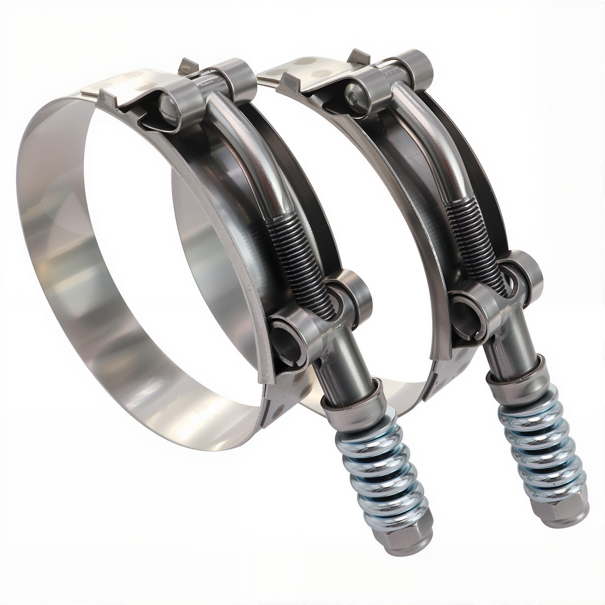 ROADFORMER close-up of stainless steel band and bolt, corrosion resistance