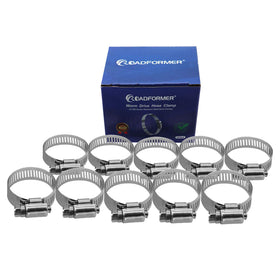 ROADFORMER close-up of stainless band and slotted hex screw showing corrosion resistance