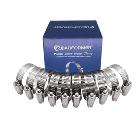 ROADFORMER close-up of stainless band and 5/16" screw showing corrosion resistance