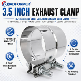 ROADFORMER detail of high-strength 12.9 fastener and reaction block protecting pipe edges
