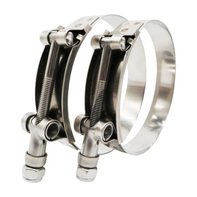 ROADFORMER front view of 6" T-bolt clamp showing build and fit benefits