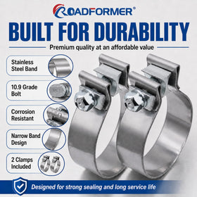 ROADFORMER narrow band profile showing neat fit in tight spaces