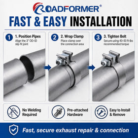 ROADFORMER clamp beside ruler for size and scale clarity