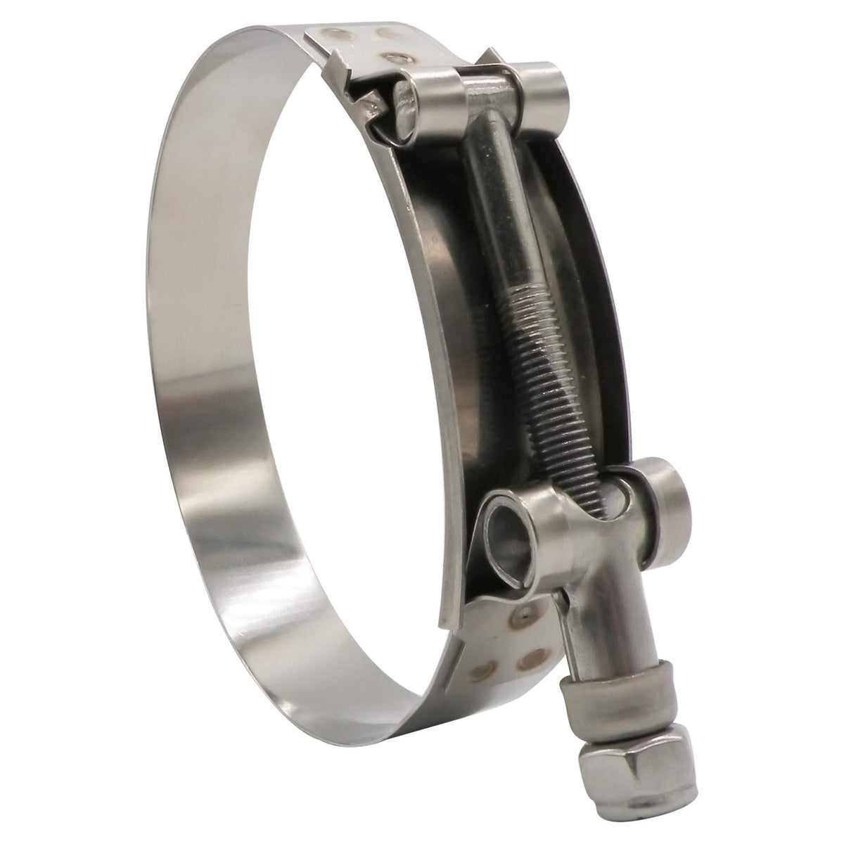 ROADFORMER clamp beside ruler for 6" hose scale and fit confirmation