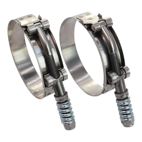 ROADFORMER clamp next to ruler and hose showing 68–76mm fit, clear sizing