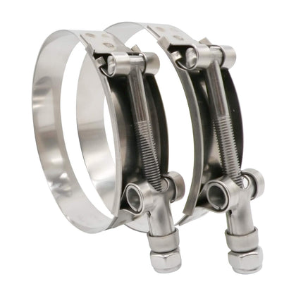 ROADFORMER front view of T-bolt clamp showing secure band, durable seal