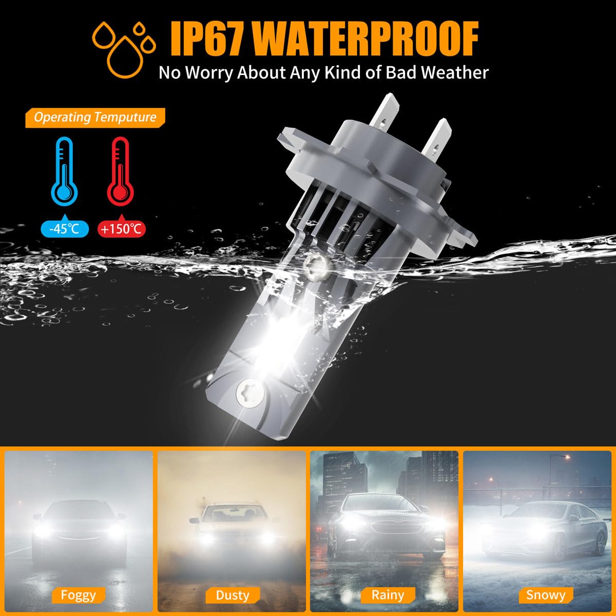 ROADLIT aluminum housing detail highlighting heat dissipation and durability benefit